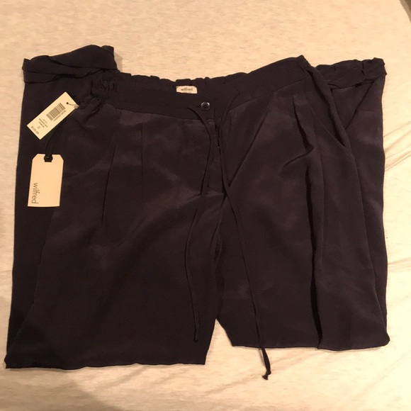Wilfred Pants - NWT washed silk Wilfred pants size 2 Wilfred Pants - NWT washed silk Wilfred pants size 2